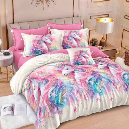 Lenjerie de pat bumbac finet – 6 piese | Eleganta si Confort la Tine Acasa | COD 1180 - S