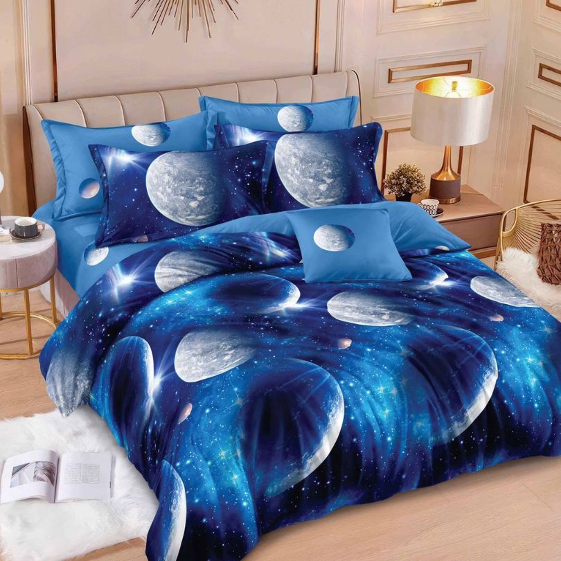 Lenjerie de pat bumbac finet – 6 piese | Eleganta si Confort la Tine Acasa | COD 1181 - S