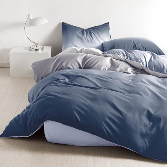 Lenjerie de Pat Bumbac Finet 1 Persoana – 4 Piese. Confort Premium si Design Modern | COD 1238-S