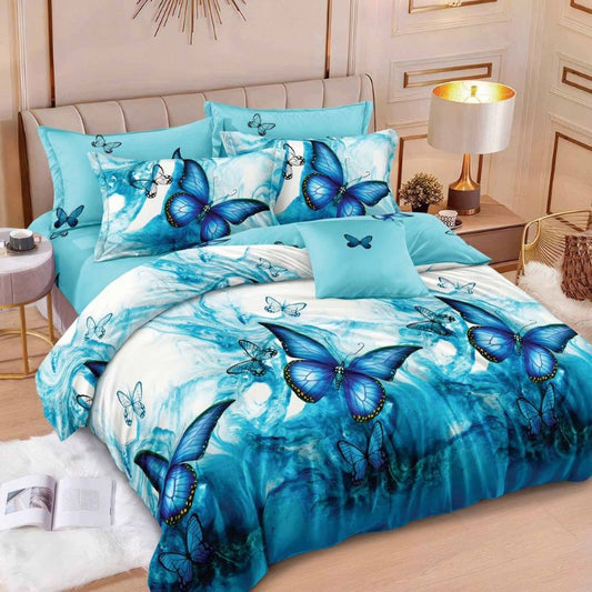 Lenjerie de pat bumbac finet – 6 piese | Eleganta si Confort la Tine Acasa | COD 1188 - S