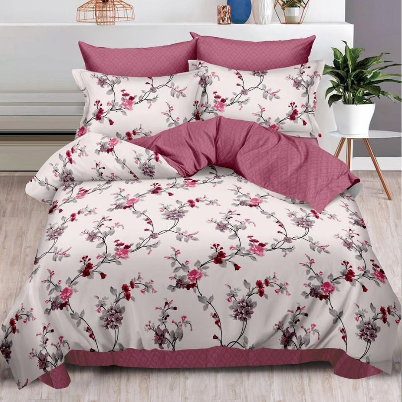 Lenjerie de pat bumbac finet – 6 piese | Eleganta si Confort la Tine Acasa | COD 1153 - S