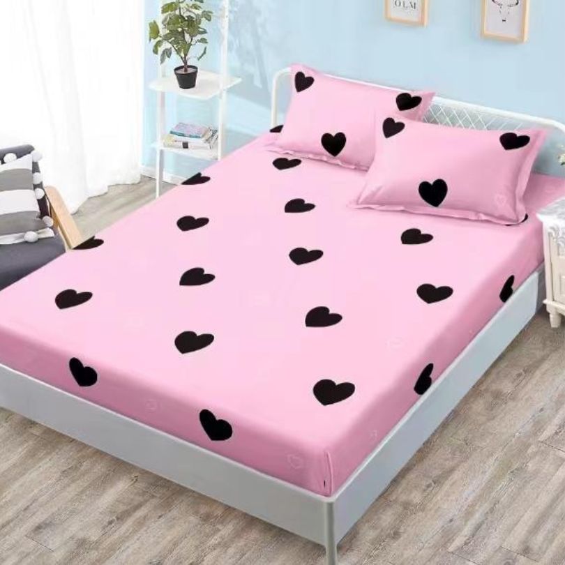 Husa de Pat din Bumbac Finet – Set 3 Piese pentru Confort si Eleganta | COD 1109-S