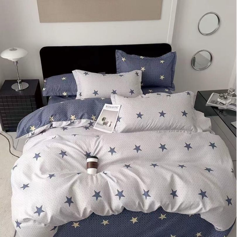 Lenjerie de pat bumbac finet – 6 piese | Eleganta si Confort la Tine Acasa | COD 1197 - S