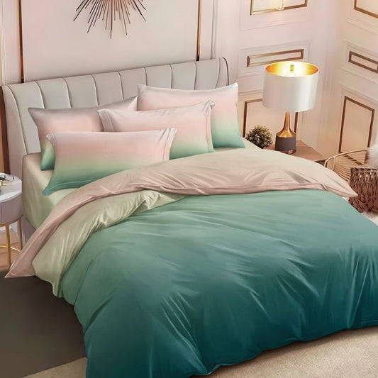 Lenjerie de pat bumbac finet cu elastic – 6 piese: Confort si stil pentru un somn odihnitor  | COD 0438-S