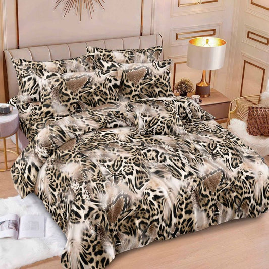 Lenjerie de pat bumbac finet cu elastic – 6 piese: Confort si stil pentru un somn odihnitor  | COD 0455-S