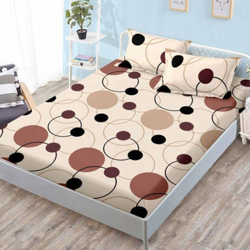 Husa de Pat din Bumbac Finet – Set 3 Piese pentru Confort si Eleganta | COD 1070-S