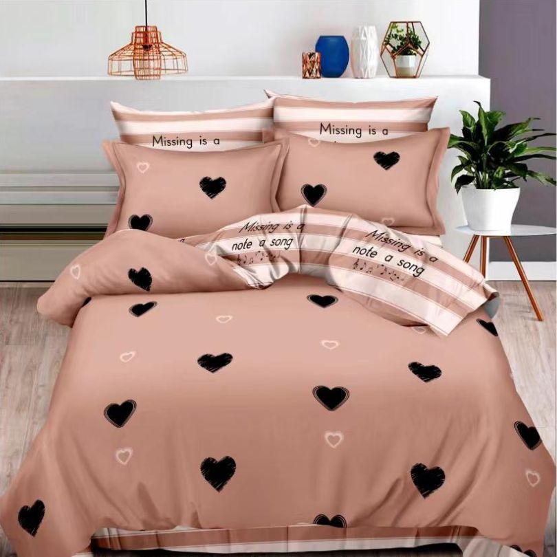 Lenjerie de pat bumbac finet cu elastic – 6 piese: Confort si stil pentru un somn odihnitor  | COD 0930-S