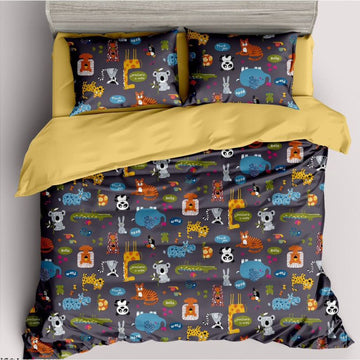 Lenjerie de Pat 1 Persoana din Bumbac 100% – Moale si Respirabila | 0019-PR