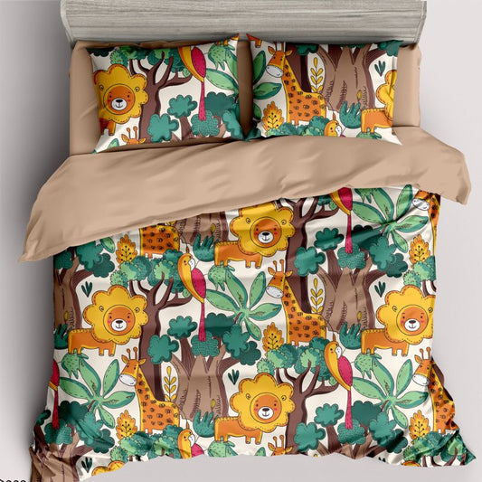 Lenjerie de Pat 1 Persoana din Bumbac 100% – Moale si Respirabila | 0024-PR