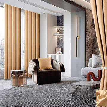 Draperie Tricot Uni – Set 3 Piese cu Accesoriu Magnetic si Fata de Perna CADOU | COD 0150-CF