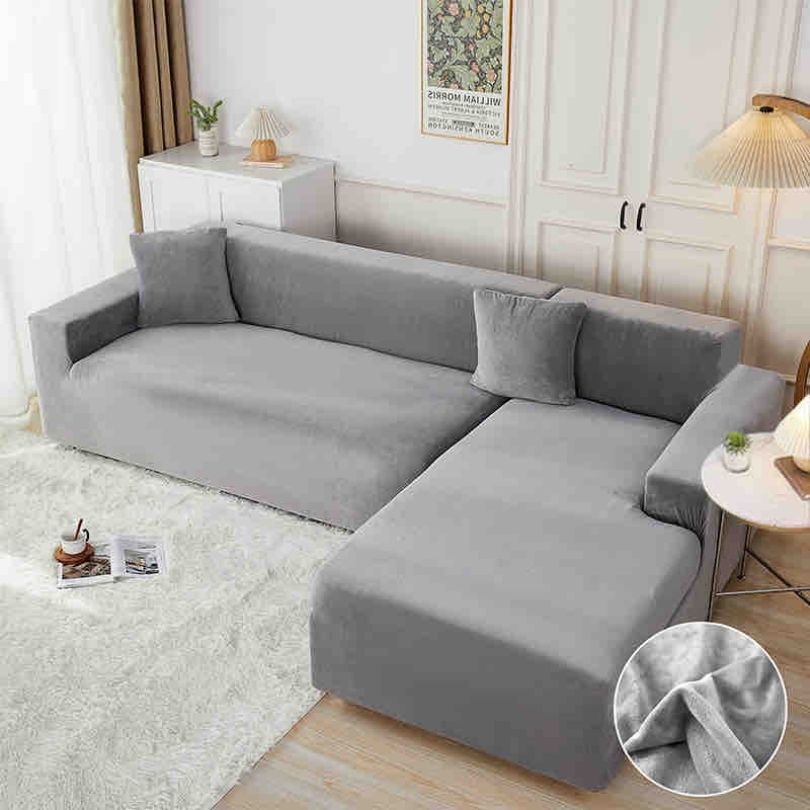 Husa Canapea Coltar din Catifea – Eleganta si Protectie pentru Casa Ta | COD 1710-J