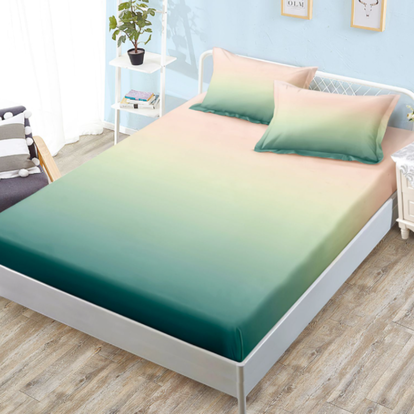 Husa de Pat din Bumbac Finet – Set 3 Piese pentru Confort si Eleganta | COD 0561-S