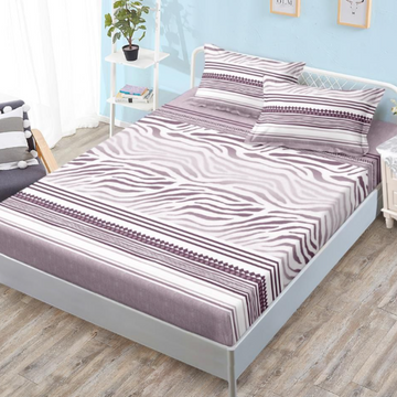 Husa de Pat din Bumbac Finet – Set 3 Piese pentru Confort si Eleganta | COD 0599-S