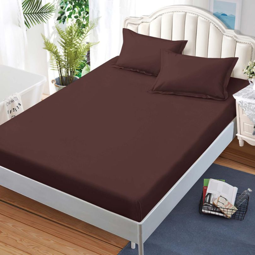 Husa de Pat din Bumbac Finet – Set 3 Piese pentru Confort si Eleganta | COD 1510-S