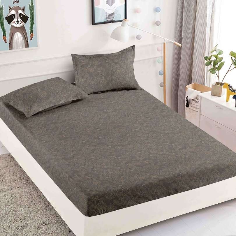 Husa de Pat din Bumbac Finet – Set 3 Piese pentru Confort si Eleganta | COD 1567-J