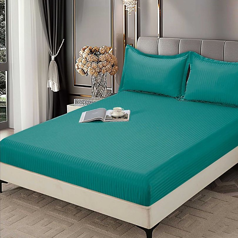 Husa de pat Damasc – Set 3 piese premium, rezistent si elegant | COD 1590-S