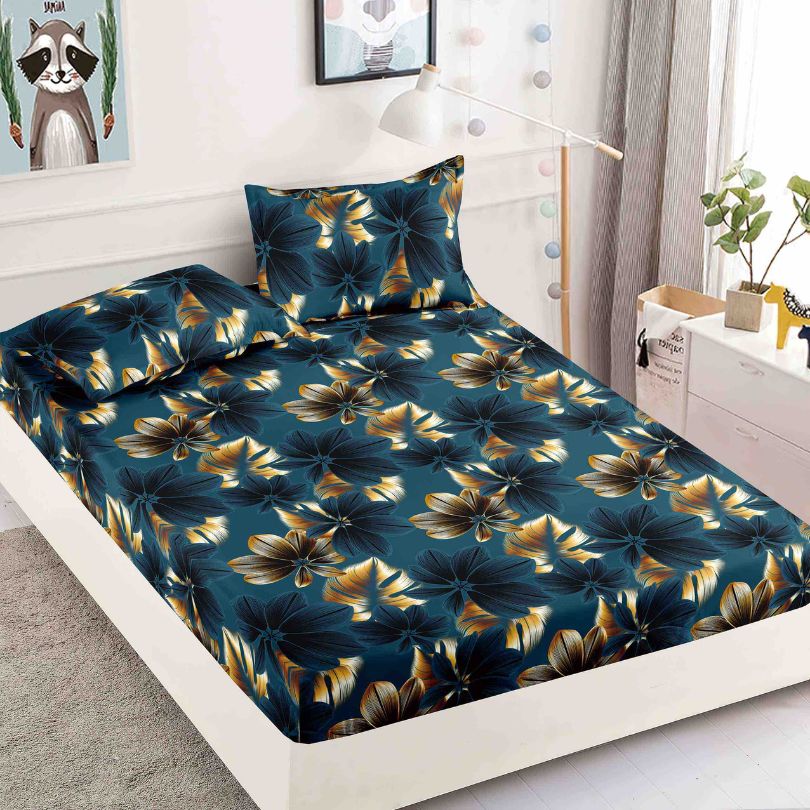 Husa de pat din finet, 3 piese, ultra moale, confort si protectie pentru dormitor | 1630-SEP