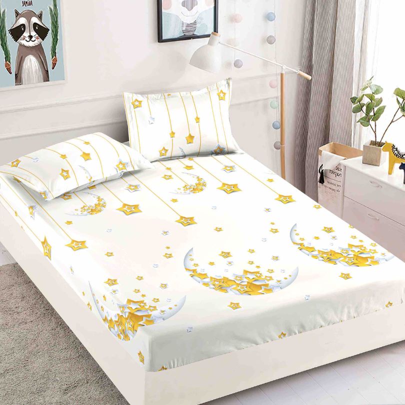 Husa de pat din finet, 3 piese, ultra moale, confort si protectie pentru dormitor | 1631-SEP