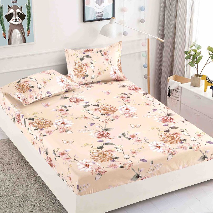 Husa de pat din finet, 3 piese, ultra moale, confort si protectie pentru dormitor | 1635-SEP