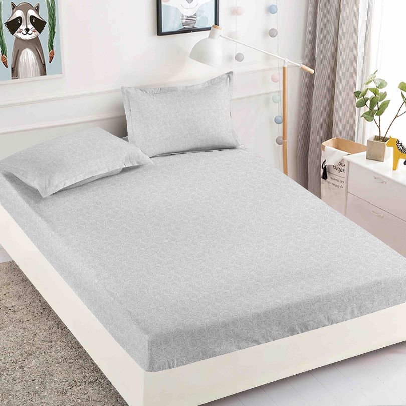 Husa de pat din finet, 3 piese, ultra moale, confort si protectie pentru dormitor | 1650-SEP