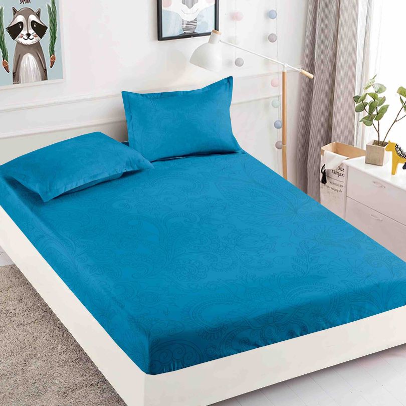 Husa de pat din finet, 3 piese, ultra moale, confort si protectie pentru dormitor | 1657-SEP