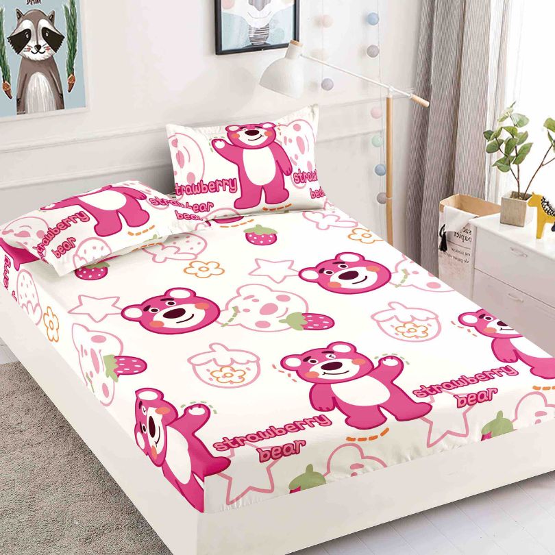 Husa de pat finet, 3 piese, ultra moale, pentru pat single, confort si stil | 2308-J 
