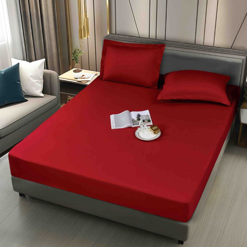 Husa de pat impermeabila, 3 piese, 180x200cm, protectie si confort garantat | 2448-J 