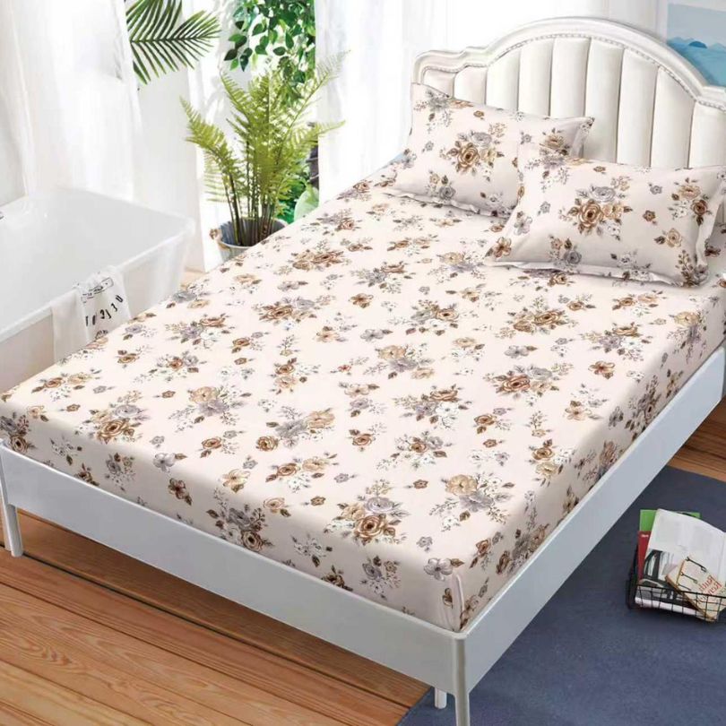 Husa de pat satinata, 3 piese, 160x200cm ultra fina și eleganta | 2555-S