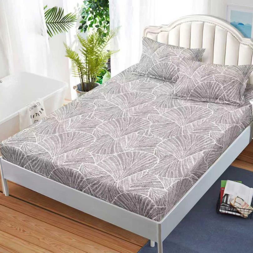 Husa de pat satinata, 3 piese, 160x200cm ultra fina și eleganta | 2558-S 