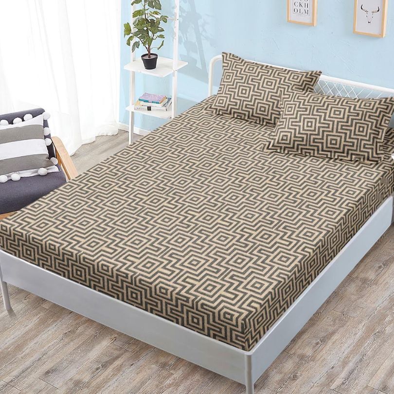 Husa de pat satinata, 3 piese, 160x200cm ultra fina și eleganta | 2564-S 