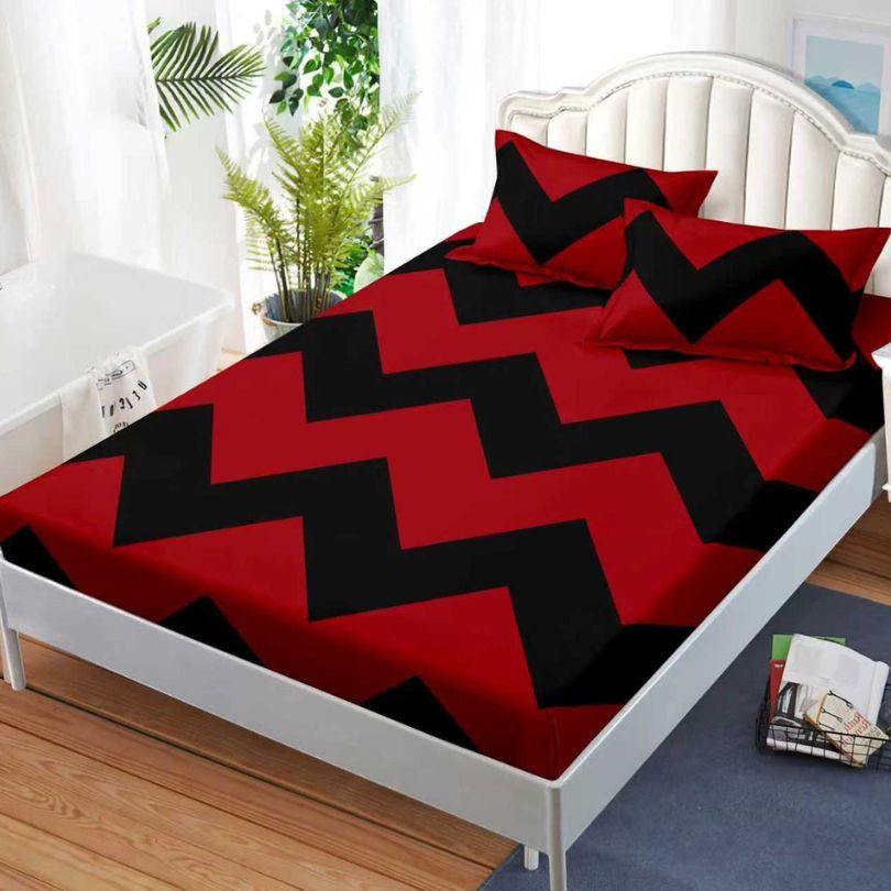 Husa de pat satinata, 3 piese, 160x200cm ultra fina și eleganta | 2571-S 