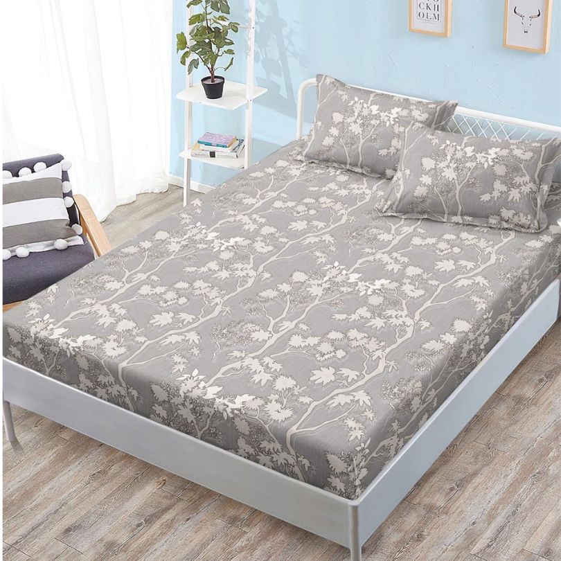 Husa de pat satinata, 3 piese, 160x200cm ultra fina și eleganta | 2587-S 