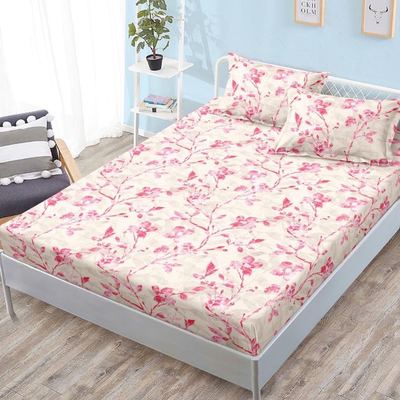 Husa de pat satinata, 3 piese, 160x200cm ultra fina și eleganta | 2607-S