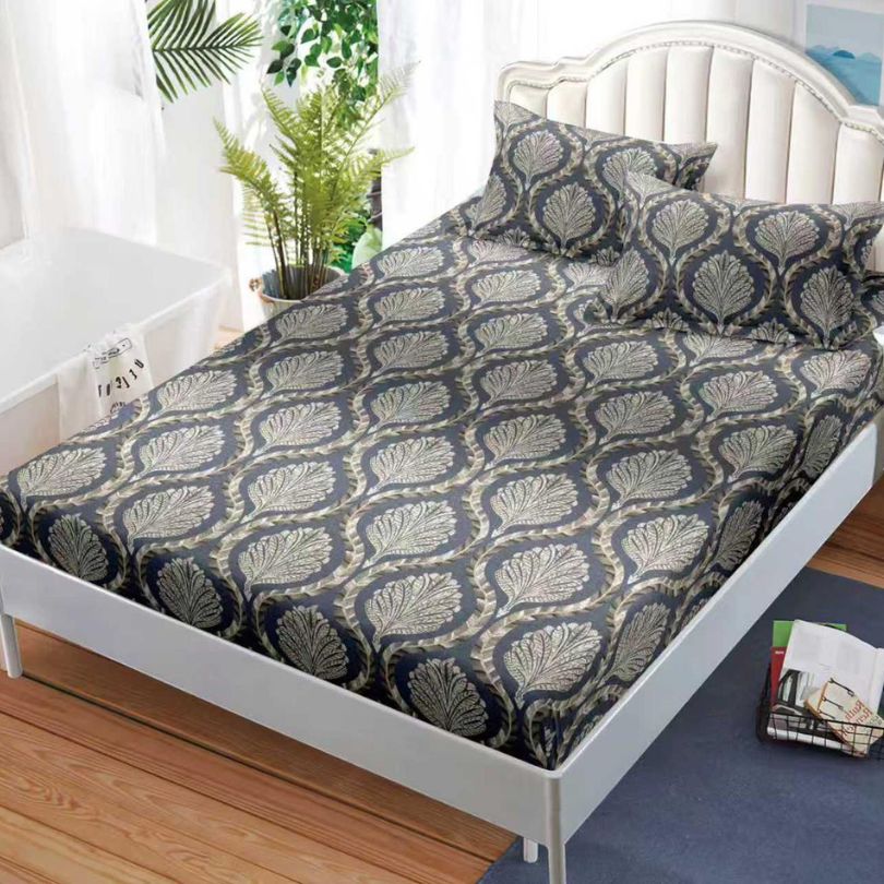 Husa de pat satinata, 3 piese, 160x200cm ultra fina și eleganta | 2624-S