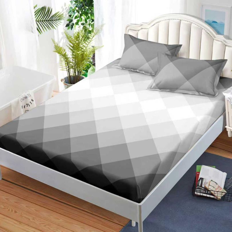 Husa de pat satinata, 3 piese, 160x200cm ultra fina și eleganta | 2626-S