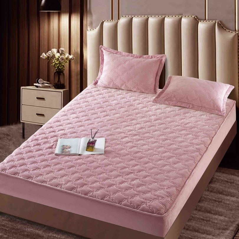 Husa de pat topper catifea – Set complet 3 piese, confort si eleganta pentru patul tau 140X200cm | COD 1546-J