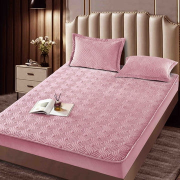 Husa de pat topper catifea – Set complet 3 piese, confort si eleganta pentru patul tau 180X200cm | COD 1525-J