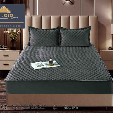 Husa de pat topper catifea – Set complet 3 piese, confort si eleganta pentru patul tau 180X200cm | COD 1532-J