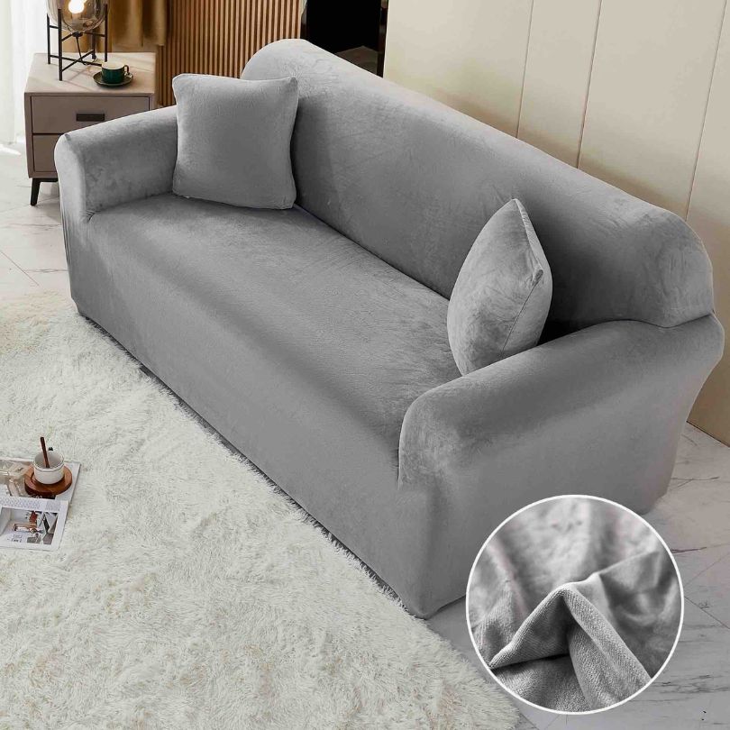 Husa pentru canapea catifea 4 locuri XL, protectie premium si aspect elegant | 2301-J 