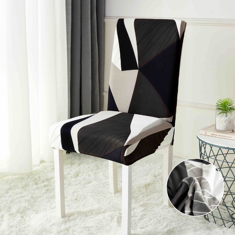 Huse de scaun lycra elastice , 6 piese, aspect elegant și practic | 1769-J 