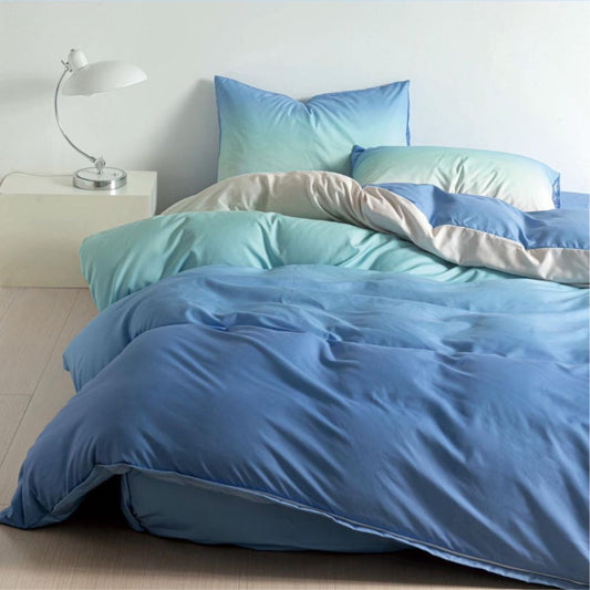 Lenjerie de Pat Bumbac Finet 1 Persoana – 4 Piese. Confort Premium & Design Modern| COD 0677-S