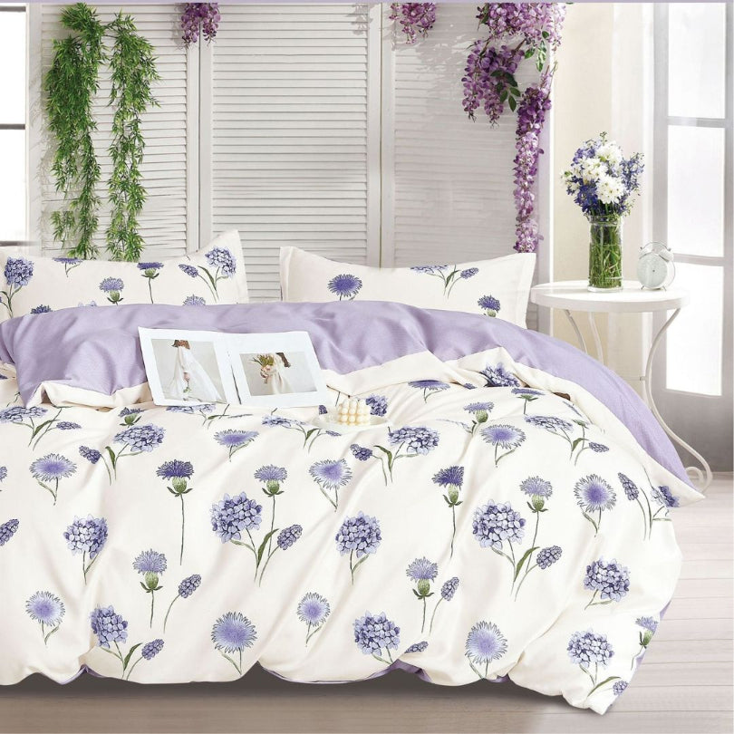 Lenjerie de Pat Bumbac Finet 1 Persoana – 4 Piese. Confort Premium & Design Modern | COD 0684-S