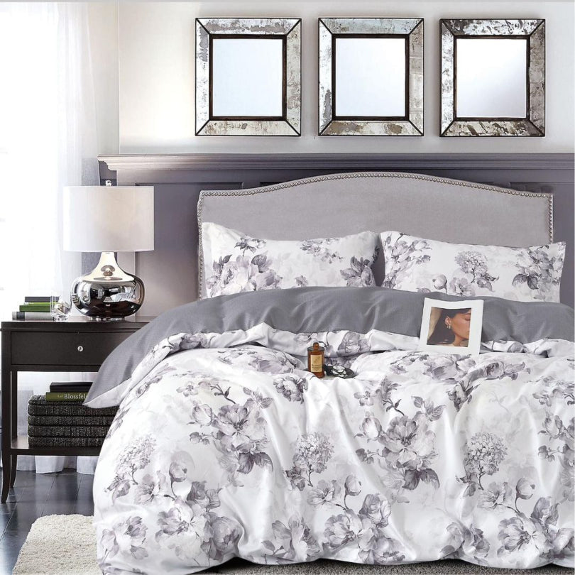 Lenjerie de Pat Bumbac Finet 1 Persoana – 4 Piese. Confort Premium & Design Modern | COD 0689-S