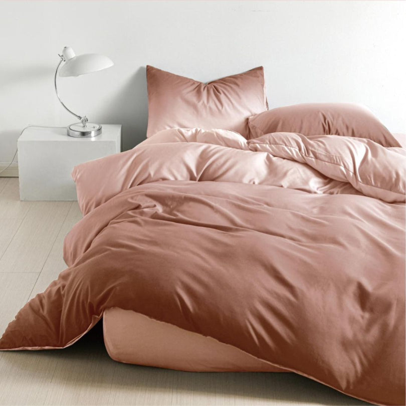 Lenjerie de Pat Bumbac Finet 1 Persoana – 4 Piese. Confort Premium & Design Modern | COD 0693-S