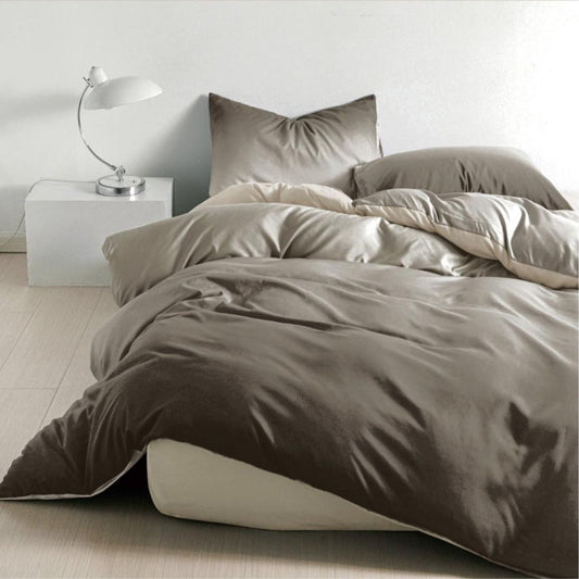 Lenjerie de Pat Bumbac Finet 1 Persoana – 4 Piese. Confort Premium & Design Modern | COD 0694-S