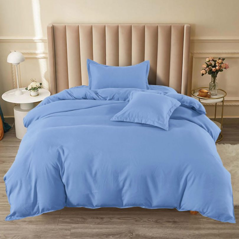 Lenjerie de Pat Bumbac Finet 1 Persoana – 4 Piese. Confort Premium si Design Modern | COD 1259-S 