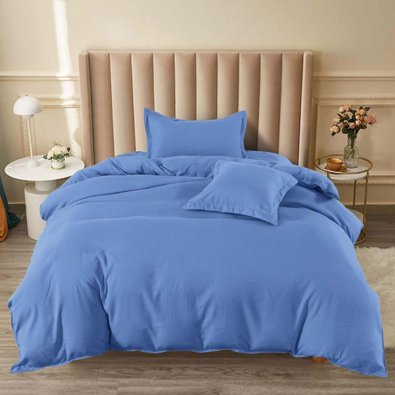 Lenjerie de Pat Bumbac Finet 1 Persoana – 4 Piese. Confort Premium si Design Modern | COD 1269-S 