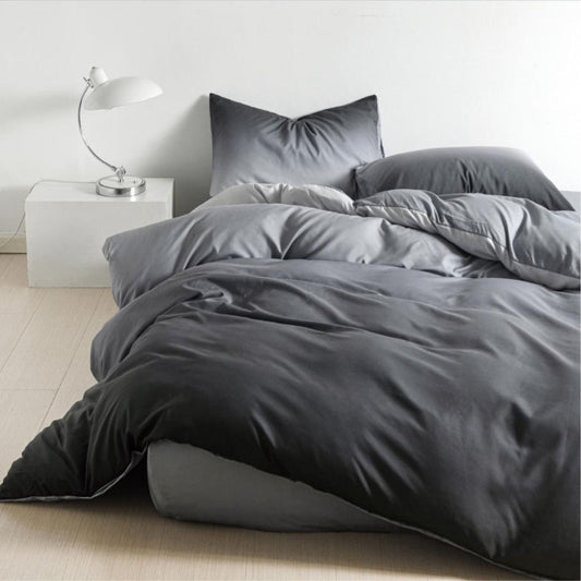 Lenjerie de Pat Bumbac Finet 1 Persoana – 4 Piese | Confort Premium & Design Modern | COD  0699-S