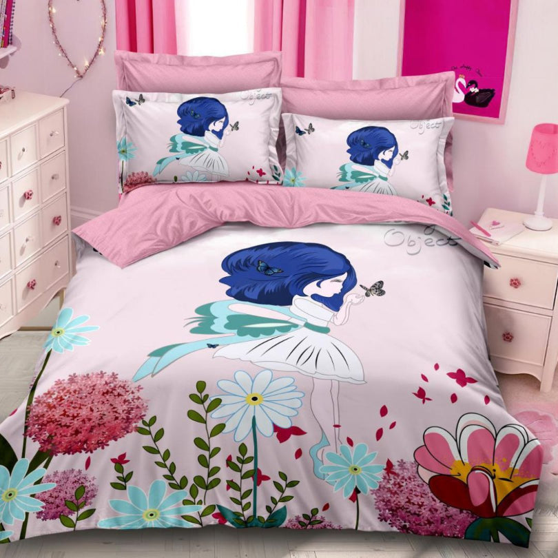 Lenjerie de Pat Bumbac Finet 3D – 6 Piese | Design Modern si Confort Maxim  | COD 0681-S