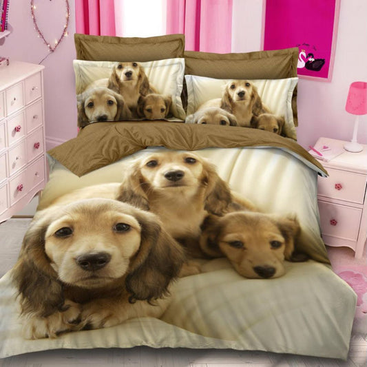 Lenjerie de Pat Bumbac Finet 3D – 6 Piese | Design Modern si Confort Maxim  | COD 0687-S